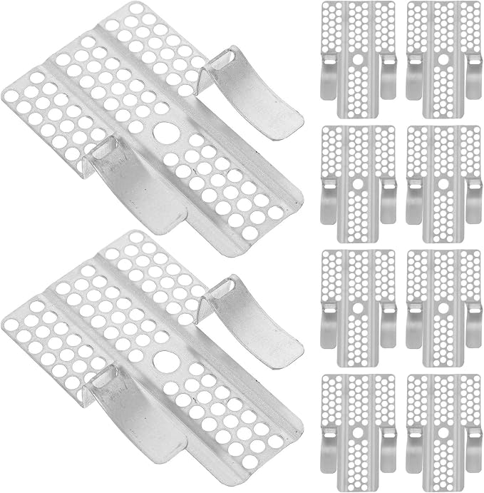10pcs Drywall Repair Clips 1/2 and 5/8 Inch Stainless Steel | Silver Finish by Unknown