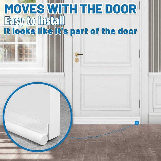 MAXTID Under Door Draft Seal for Bottom of Doors 30 Inch Small Size Door - Image 2
