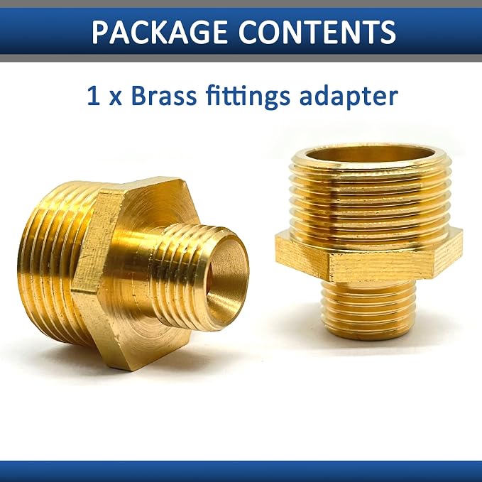 1 Pcs M16 x 1.5mm Male to G3/4in Male Adapter, Welding Hose Coupler Adapte - Image 5