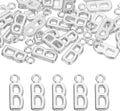 uxcell Letter Charm, Alloy Letter Initial Alphabet Charm for DIY Crafts Jewelry Making Bracelet Earrings Necklace
