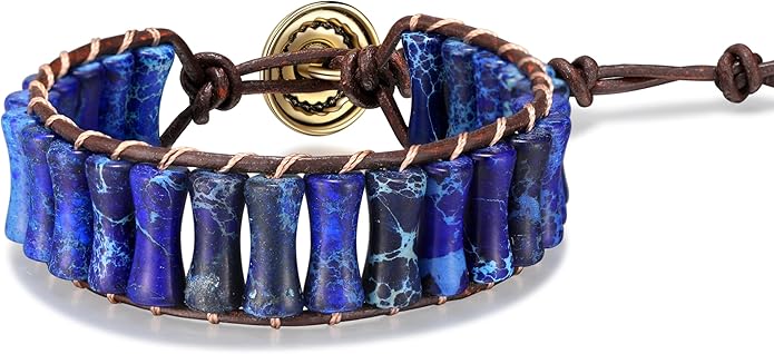 Chakra jewelry gifts Bracelets for Women，Handmade Natural Stone Healing Bracelets，hippie boho Friendship gifts Jewelry for women