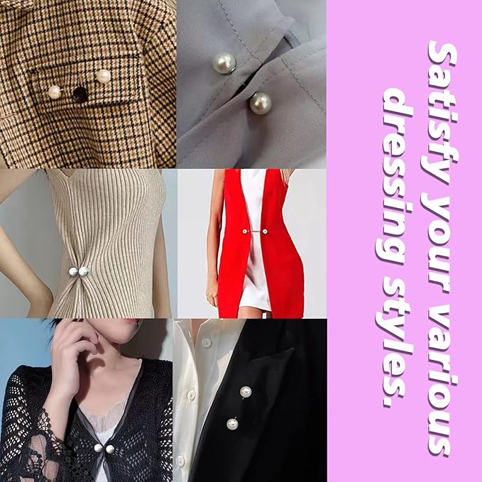 Fashion Pearl Brooch, Sweater Shawl Pearl Pin, Elegant and Fashionable, Enhance your Temperament, Suitable for a Variety of Occasions to Wear