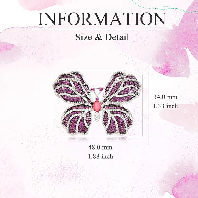 Animal Brooch for Women Girls Rhinestone Animal Brooch Lapel Pin Jewelry Gift for Mom Wife