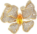 Animal Brooch for Women Girls 18k Gold Plated Animal Brooch Pin Rhinestone Animal Brooch Lapel Pin Jewelry Thanksgiving Day Birthday Wedding Gifts for Mom Wife