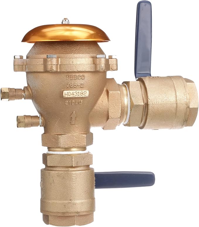 Febco 765 Series 2" Bronze Pressure Vacuum Breaker Backflow Preventer, Quarter - Image 3