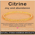 AD Beads Handmade Gemstone Stretch Elastic Bracelet Crystal Healing Reiki Nature's Beauty and Spiritual Essence Unisex