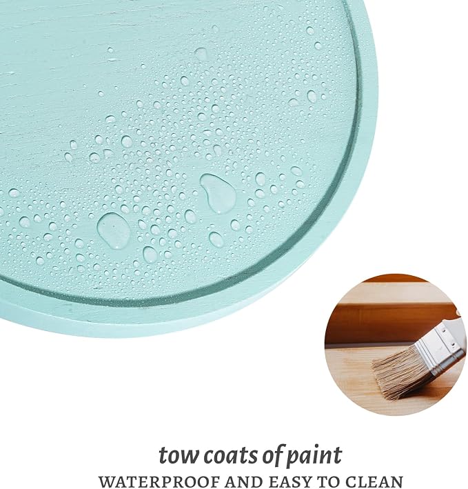 Round Decorative Tray Farmhouse Kitchen Decor Soap Dish, Lightweight, Easy Clean - Image 6