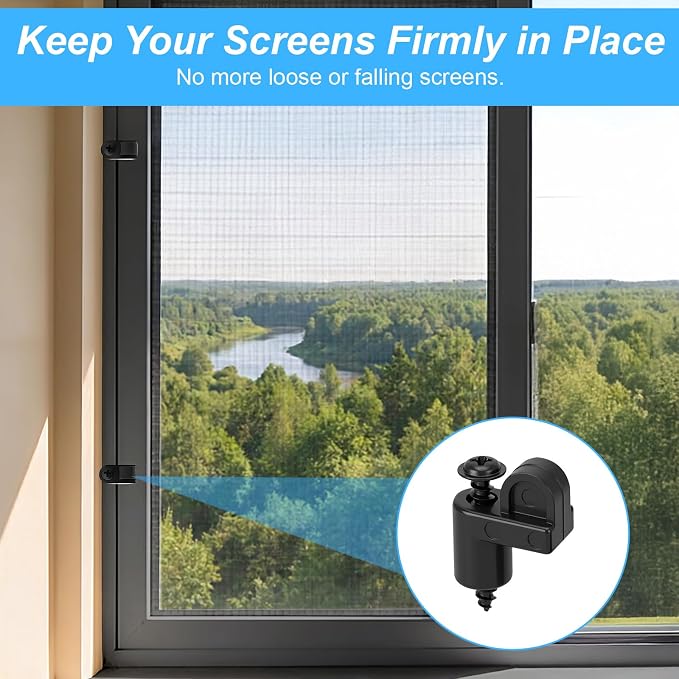 24 Pack 3/8 Inch Nylon Window Screen Clips - Image 6
