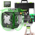 Huepar Laser Level 360 Self Leveling, S03CG 3x360° Green 3D Cross Line Laser by Huepar