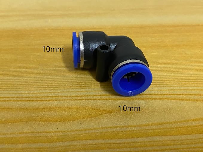 10mm Od Air Line Elbow Union, Push To Connect Air Fittings, Push Elbow Push Air - Image 2