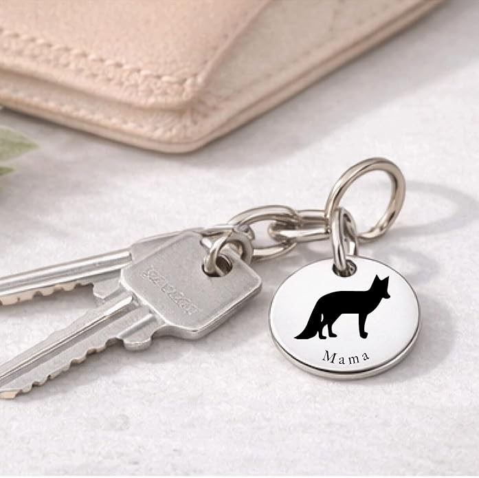 SM Design Mama Animal Charm Set – Set of 4 Stainless Steel Charms – Motherhood & Family Keepsake Jewelry Charmss