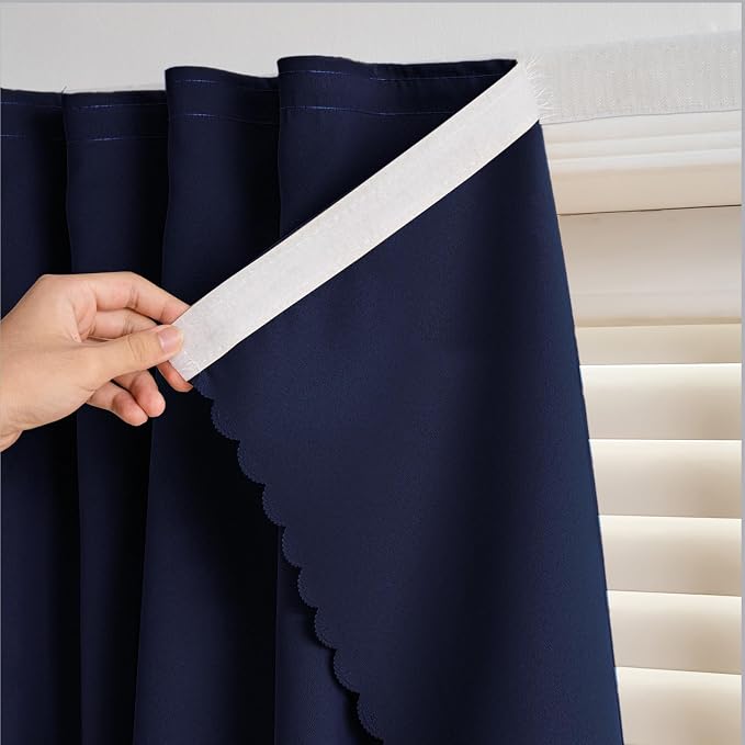 Self Adhesive Curtains, No Drilling Rodless Design by gonnrly