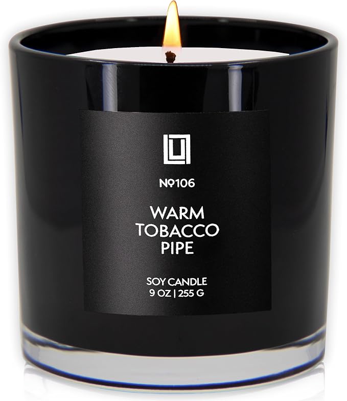 Lulu Candles | Warm Tobacco Pipe | Luxury Scented Soy Jar Candle | Hand Poured - Image 2