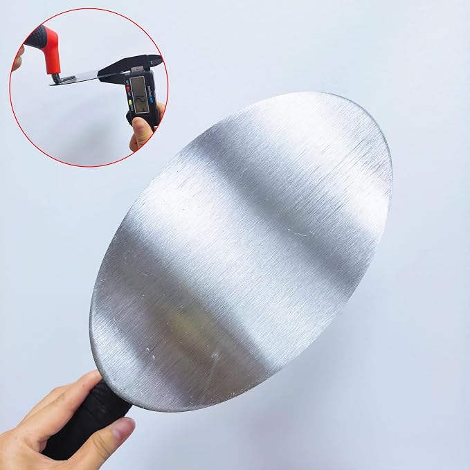 4 Pcs Oval Point Brick Trowel Set, 6/7/8/9" Carbon Steel - Image 4