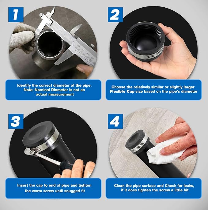 Supply Giant 10IFC Flexible Pvc Pipe Cap - Image 2
