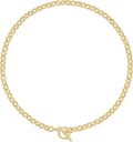 Aobei Pearl 18K Gold Plated Paperclip Chain Choker Satellite Chain Freshwater Cultured Biwa Pearl Pendant Necklace Dainty Jewelry for Women