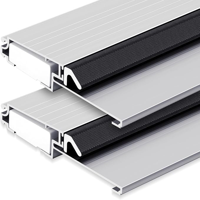 Tandefio 2 Pcs 4-9/16"x1"x36" Exterior Door Threshold Heavy Duty Aluminum by Tandefio