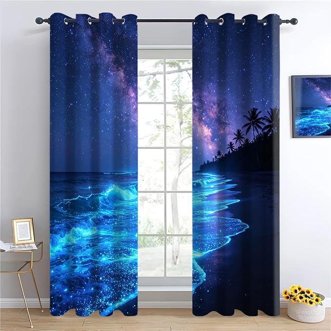 Beach Curtains 63 Inches Long - Image 3