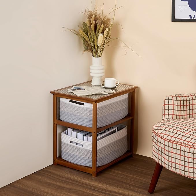 MiniArk Large Storage Baskets for Shelves, Baby Nursery, Toy Baskets Box - Image 8