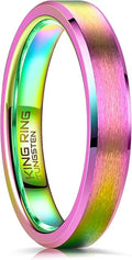 King Ring Tungsten 4/6/8/10mm Rings – Super Polished Matt Finish Tungsten Rings – Designed in USA