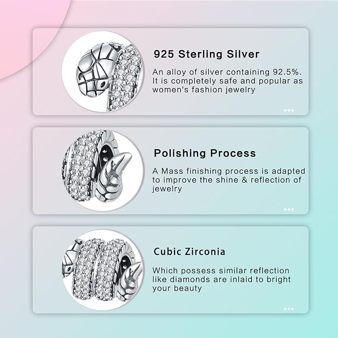 925 Sterling Silver Charms for Bracelets and Necklaces Charms for Women Fashion Jewelry for Women Friend and Mother