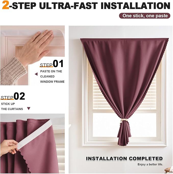Magic Tape Stick on Curtains - Image 2