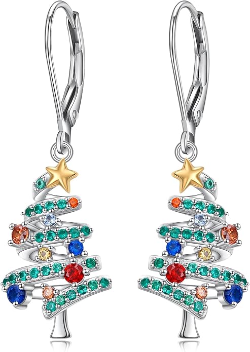 925 Sterling Silver Filigree Dangle Drop Earrings Daisy/Lotus/Rose Flower/Moonstone Leverback Teardrop Earrings for Women Infinity Celtic Knot Daisy Lotus Jewelry for Mothers Day