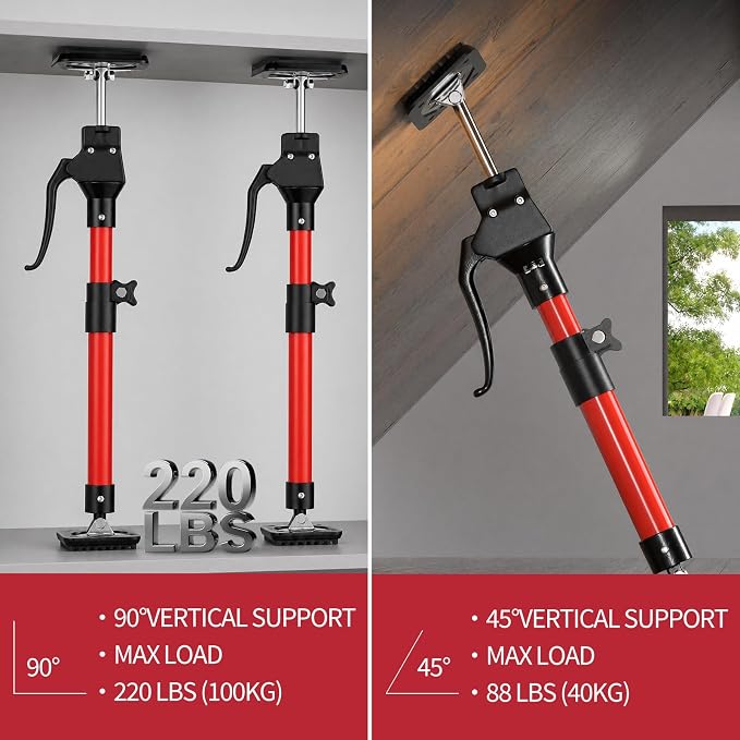 Cabinet Jacks for Installing Cabinets, 3rd Hand Tool Support System, Heavy-Duty - Image 4
