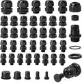 Cable Gland Kits, Strain Relief IP68 Waterproof Nylon Cord Connector by SHAOHUA