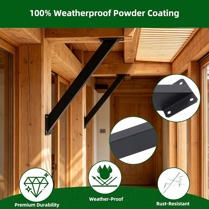 4Pcs 45 Degree Angle Bracket Support Kit - Image 5
