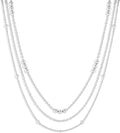 Milla Layered Necklaces for Women – 14K Gold Plated or Silver Plated Dainty Necklace Stack, Trendy Triple Chain Necklace Set