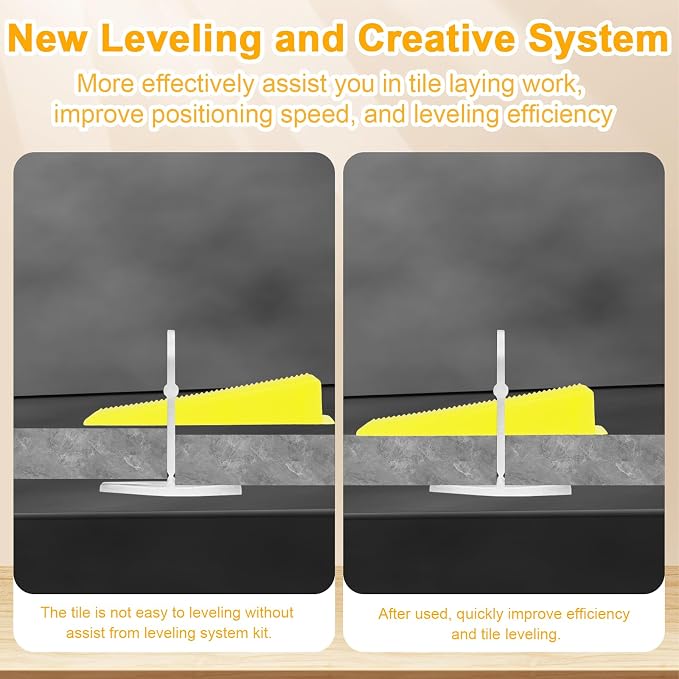 Storystore 1/8 Inch Tile Leveling System, 600 tile Spacers and 200 Wedges | - Image 3