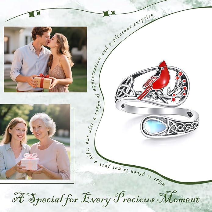 Animal Spoon Ring 925 Sterling Silver Adjustable Animal Spoon Ring Jewelry Gifts for Women Men