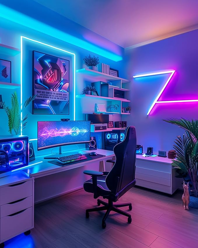 HitLights LED Strip Lights, Small LED Light Strips Dimmable, RGB 5050 Color - Image 7
