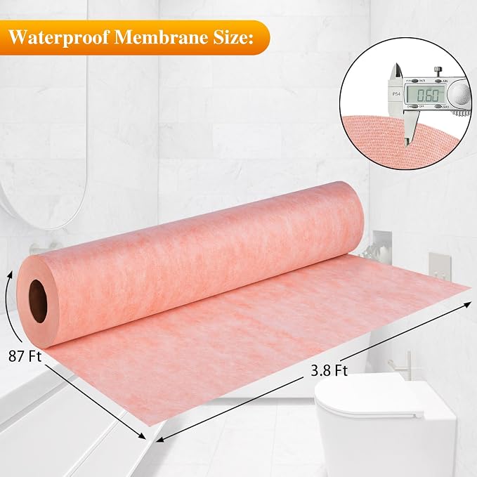 Waterproofing Membrane Band Tape, Shower Waterproof Membrane-3.8Ftx87Ft | - Image 2