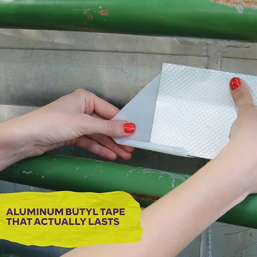 ATack Aluminum Butyl Tape Waterproof Sealing Tape 2 Inch x 33 Feet Roof Sealant - Image 5