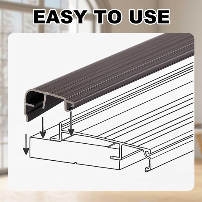 Pangda 2 Pcs 36 L Fixed Vinyl Sill Cap 1-1/4 Inches High Exterior Door - Image 5