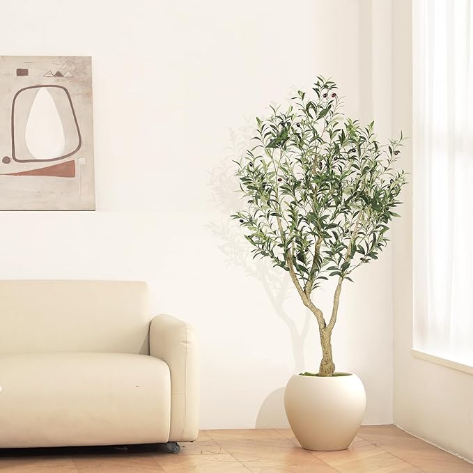 Olive Tree 5ft with Large Olive Branches and Lifelike Fruits | Olive Trees - Image 6
