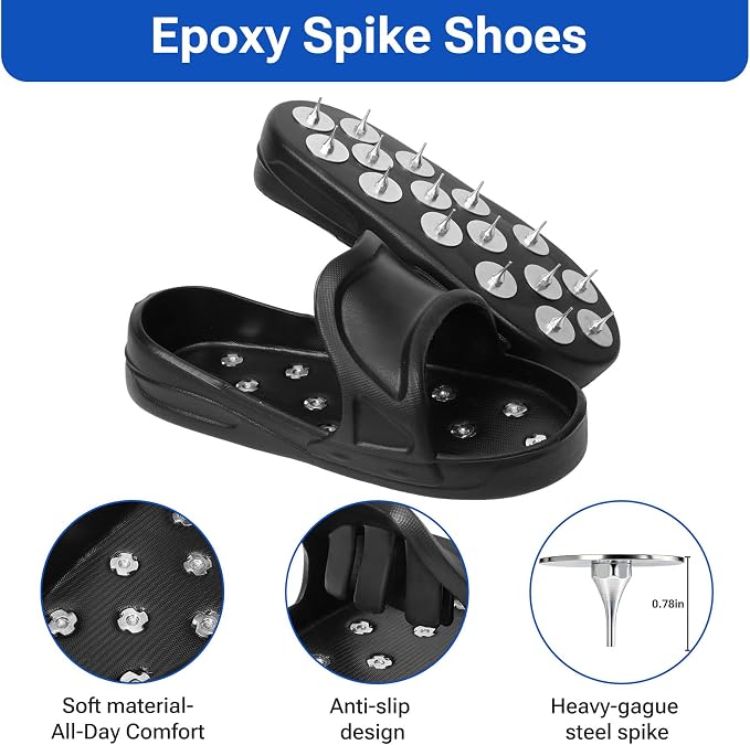Epoxy Spike Shoes, Floor Leveling Compounds | Spiked Shoes - Image 2