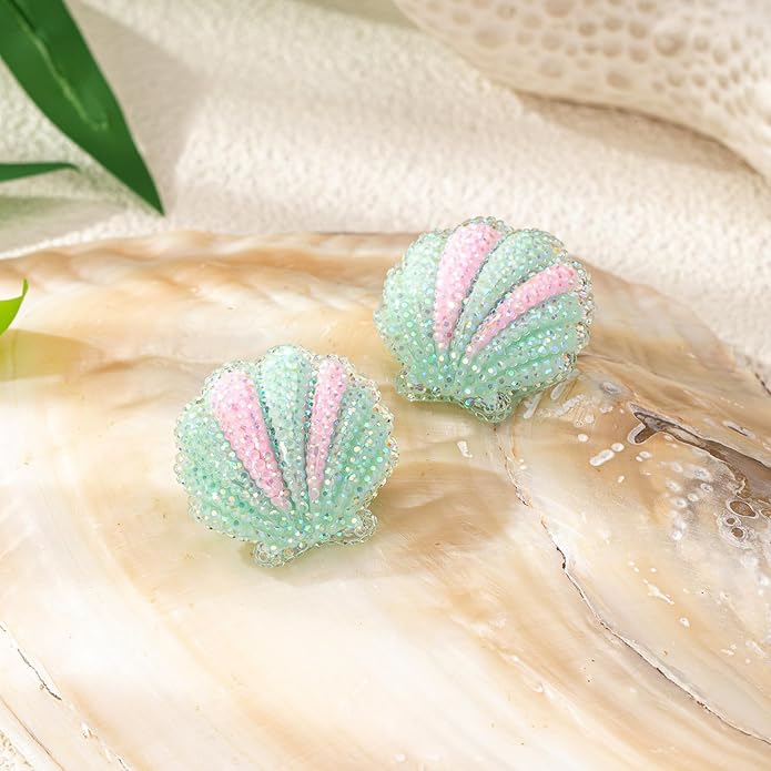 Seashell Starfish Earrings Beach Jewelry for Women Pearl Drop Shell Earrings Ocean Beachy Fashion Accessories Womens Summer Outfits 2026 Tropical Vacation Outfits Beach Vacation Clothes Dresses