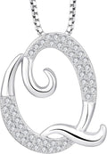 STARCHENIE Initial Necklace for Women 925 Sterling Silver Letter A-Z Pendant 26 Alphabet Jewelry