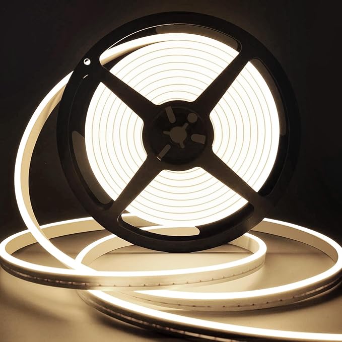 Lamomo LED Neon Lights, 12V Neutral White Dimmable LED Strip Lights, 16.4ft/5m - Image 8