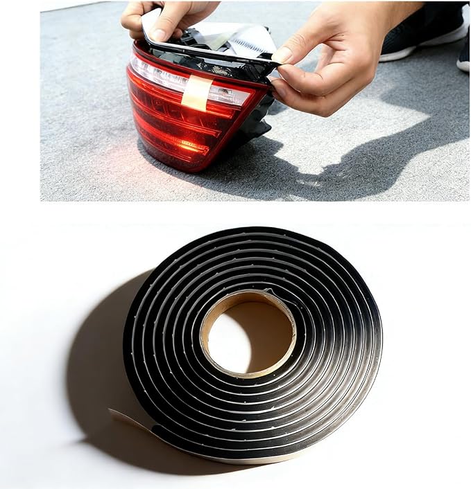 8MM×13Ft Butyl Rubber Sealant Tape, Self-Adhesive Waterproof Sound Deadening by Unknown
