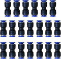 6mm OD Pneumatic quick Connector Push to Connect fittings Straight Union/Coupler by ROZESAZZ