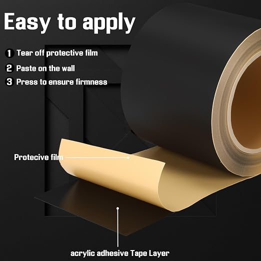 Feifeiya Window Flashing Tape 3.75 Inch x 50 ft Acrylic Adhesive UV Resistant - Image 3
