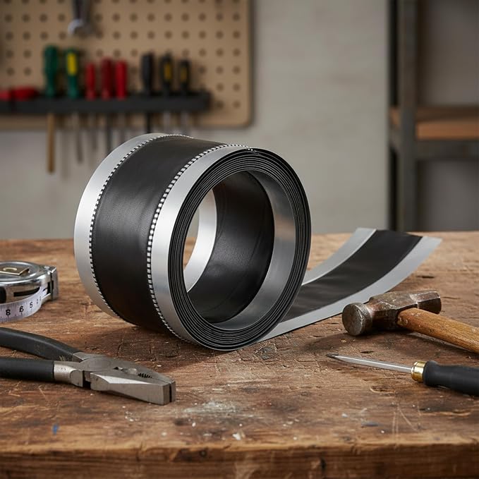 Vinyl Flexible Duct Connector for HVAC Ducting, 9-1/2 x 50 ft Roll | PVC Canvas - Image 8