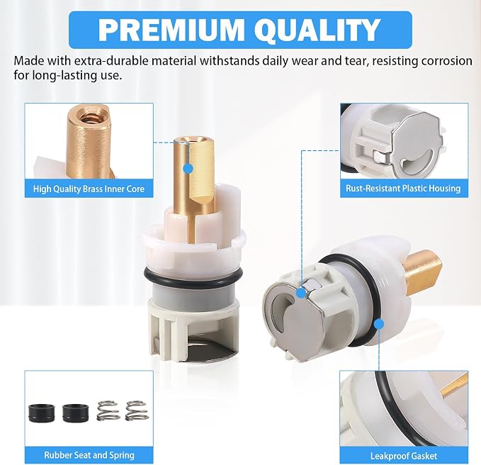 RP25513 Faucet Stem Assembly Kit Compatible - Image 3