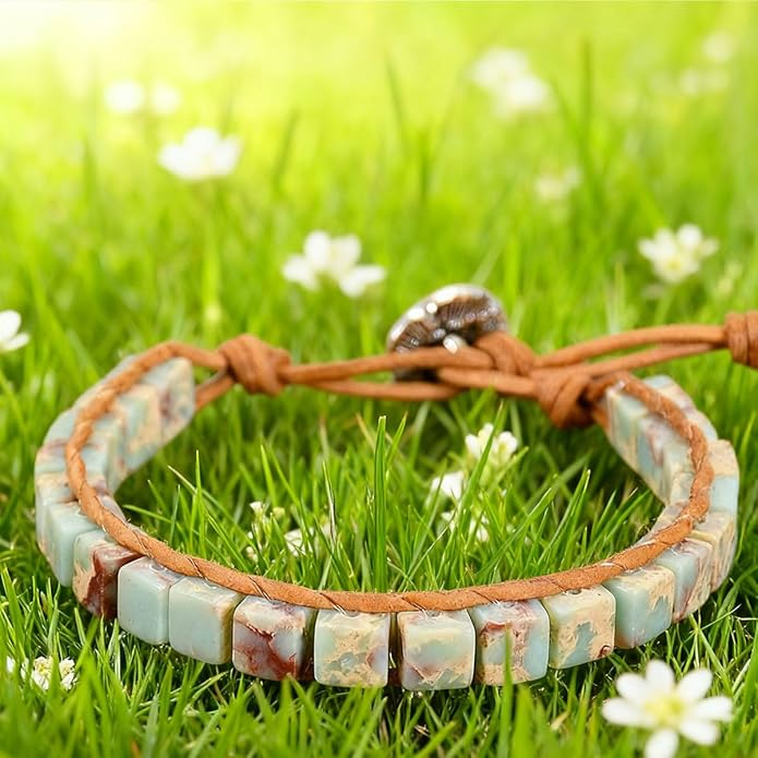 ZOSOJONA 7 Chakra Bracelet Bohemian Handmade Leather Wrap Healing Protection Natural Stone Yoga Beaded Bracelets Boho Friendship Jewelry