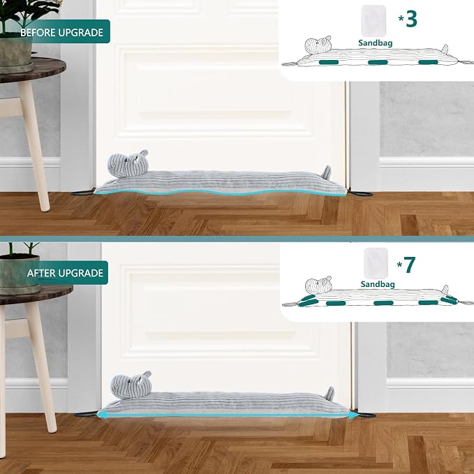 Under Door Draft Stopper Decorative Wind Stopper 36 inch - Image 4