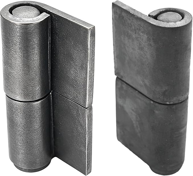 6 Pack 360 Degree Rotation Weld On Steel Hinges 3-3/8" x 1-9/16" | 4.2mm Thick - Image 6